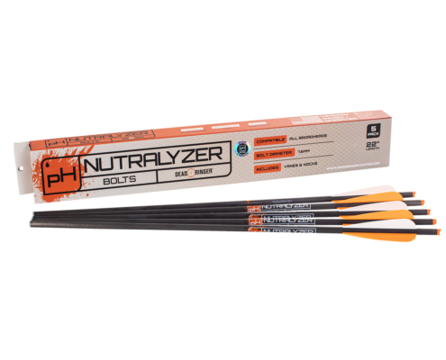 22" Nutralyzer Crossbow Bolts - 5 Pack box